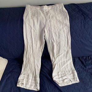 NWOT Loft Linen Crop Pants